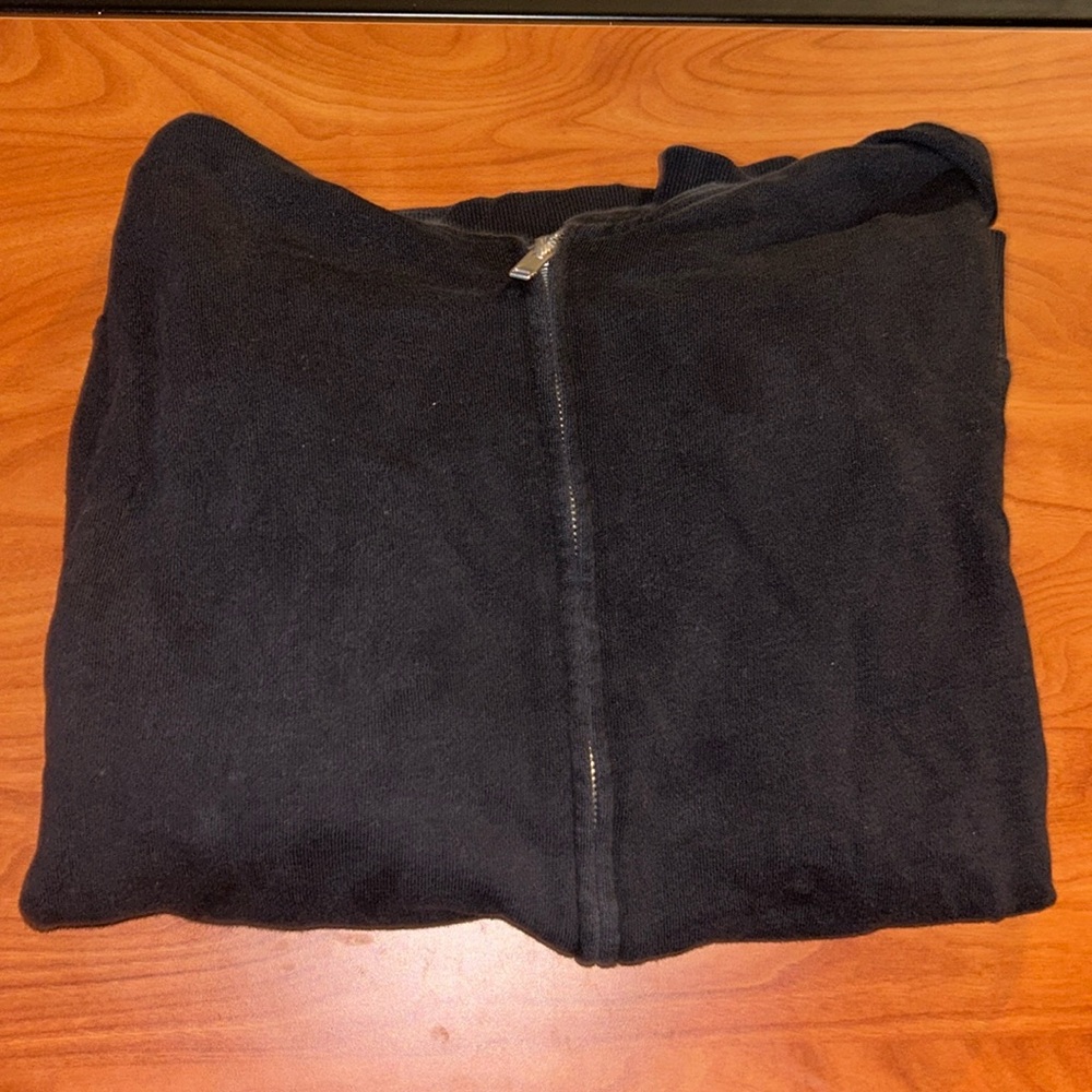 Black Old Navy zip-up hoodie
